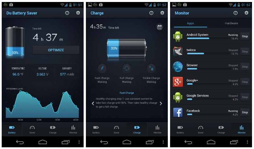 Aplikasi DU Battery - TAB VIEW Aplikasi DU Battery - TAB VIEW