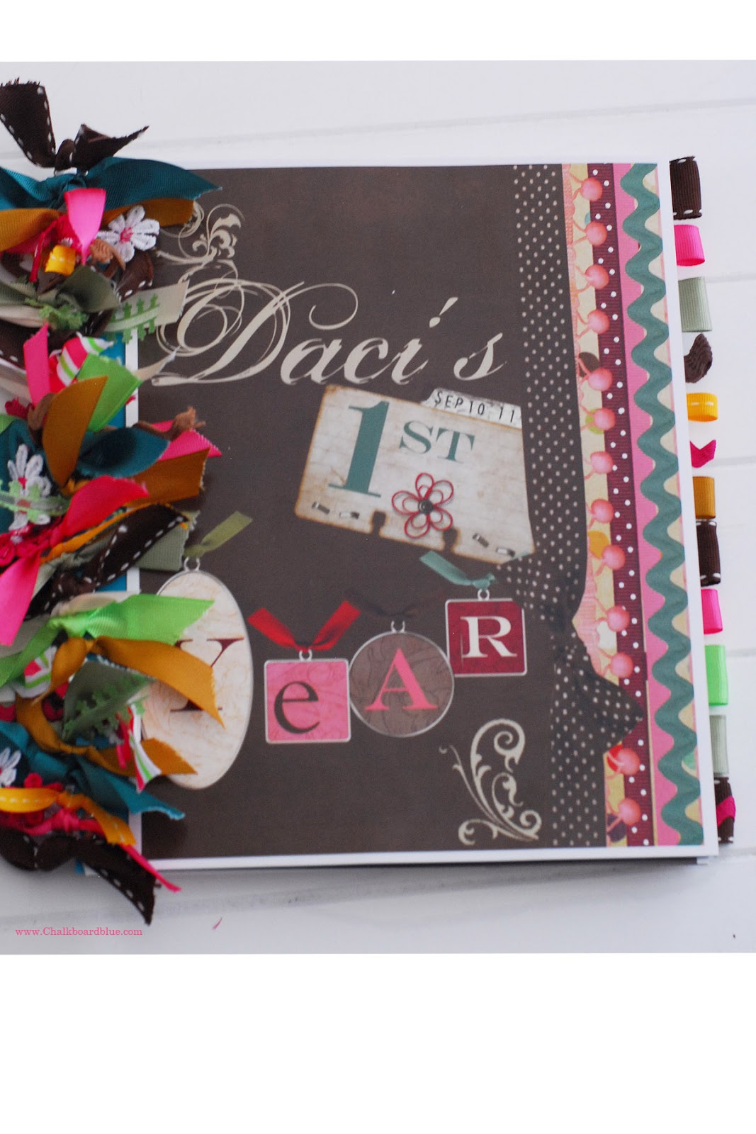 Chalkboard Blue A Baby Journal