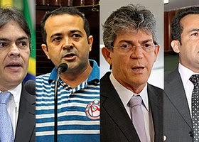 Pesquisa Ipesp/Jornal da Paraíba diz que Cássio vence Ricardo já no primeiro turno; Cássio 43%, Ricardo 36% e Vital 3%
