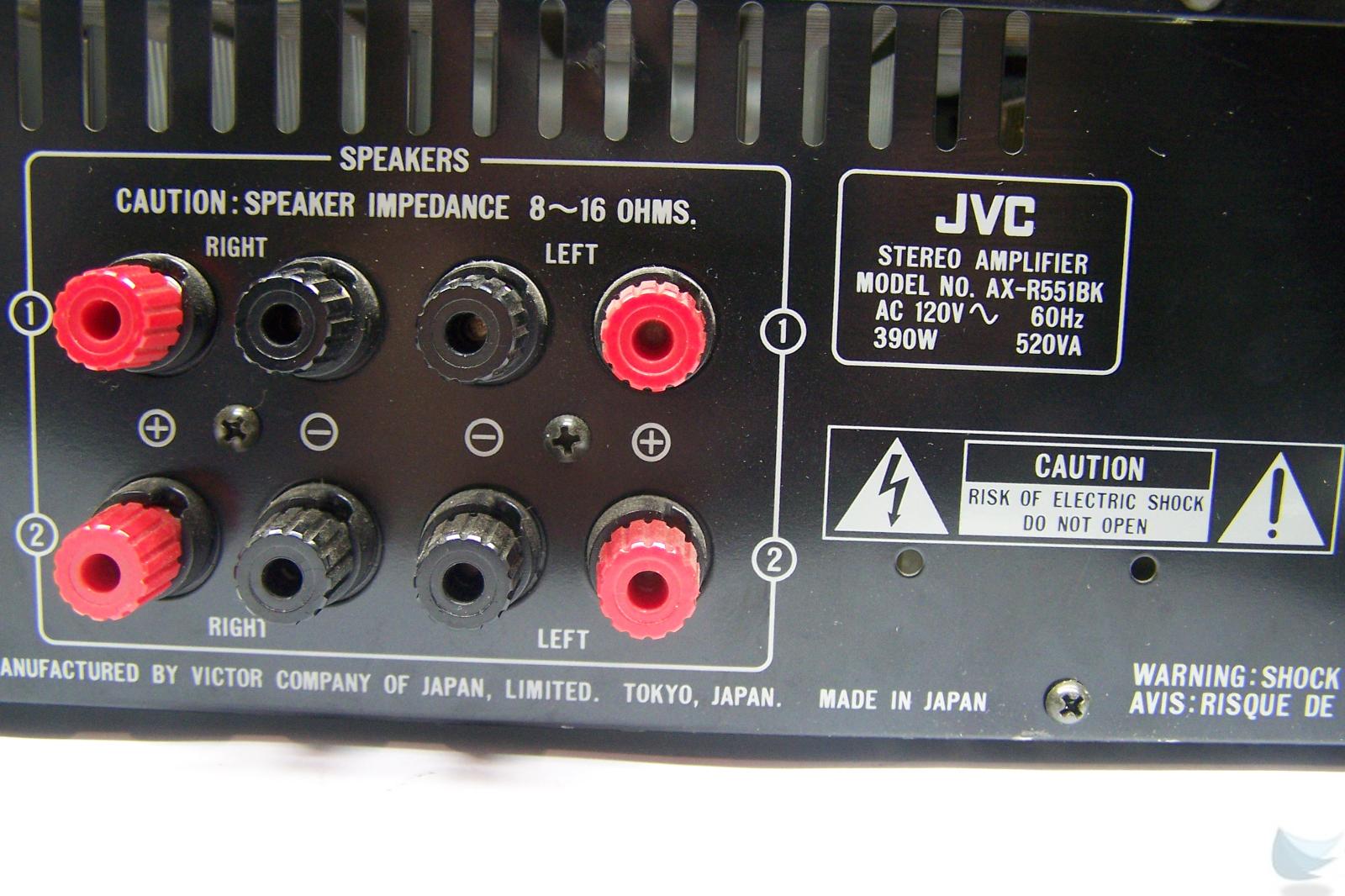 JVC AXR551 Integrated Amplifier AudioBaza