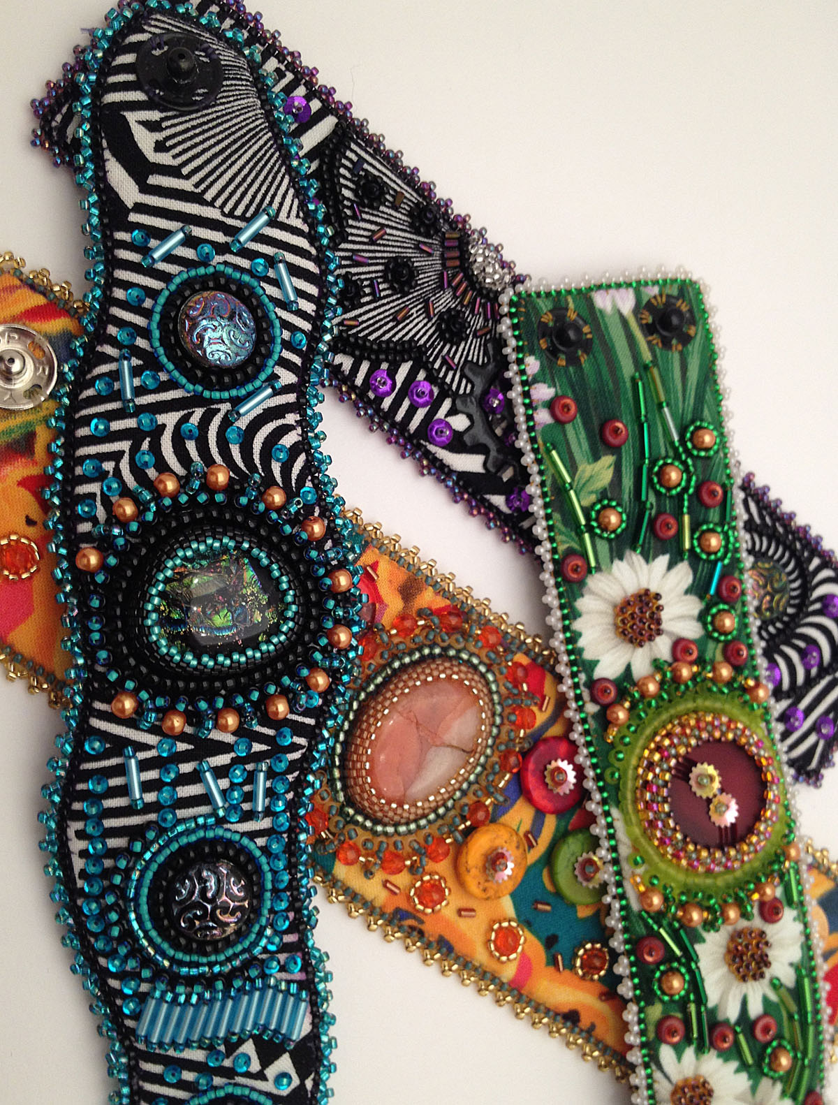 . Fabric Embellish cuffs