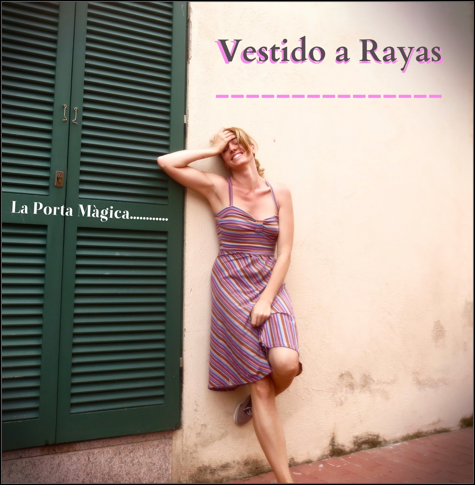 La Porta Magica - Ve a la moda cosiendo tu propia ropa. Blog de costura  facil.: Vestido a Rayas..( I )