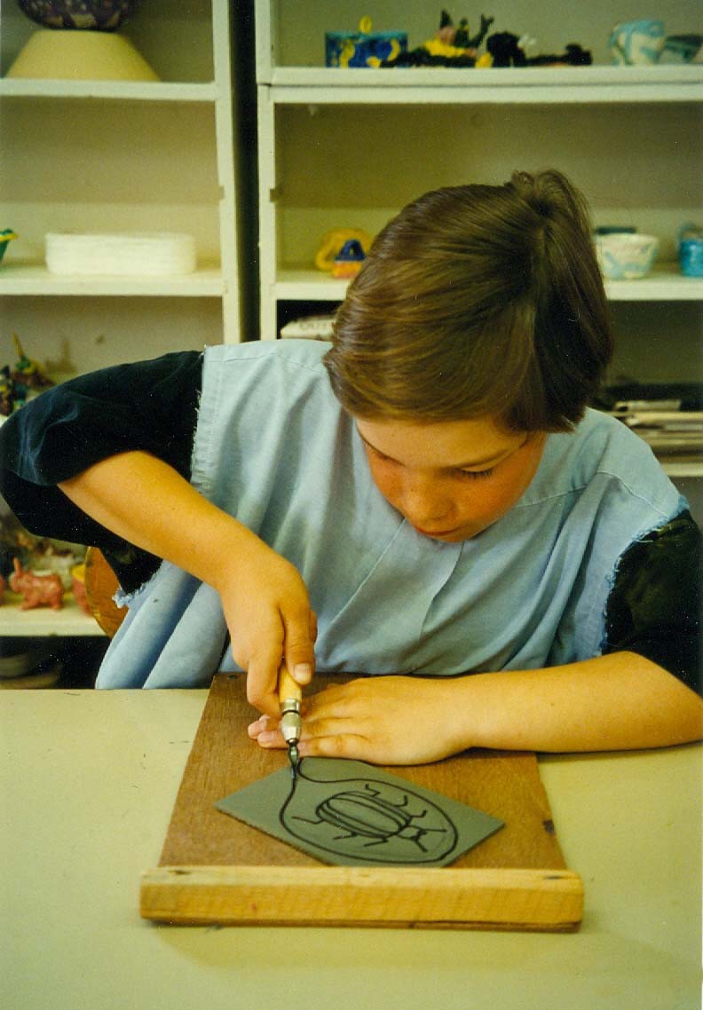 Art for Small Hands Printing Linocuts