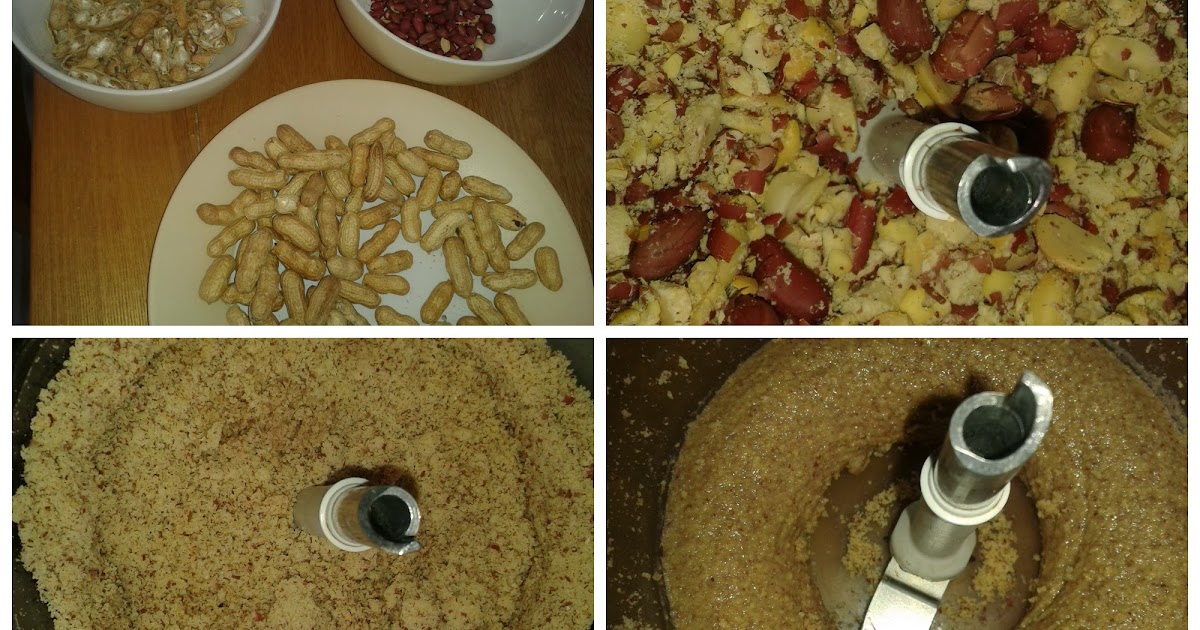 Sugar free and plastic free homemade peanut butter recipe! Eco