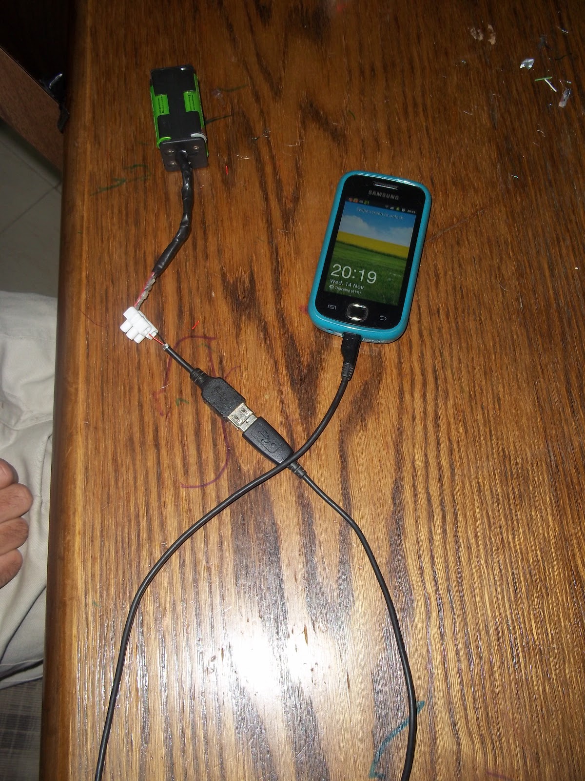 DIY Homemade Portable Cell Phone Charger Tutorial Penniless Parenting