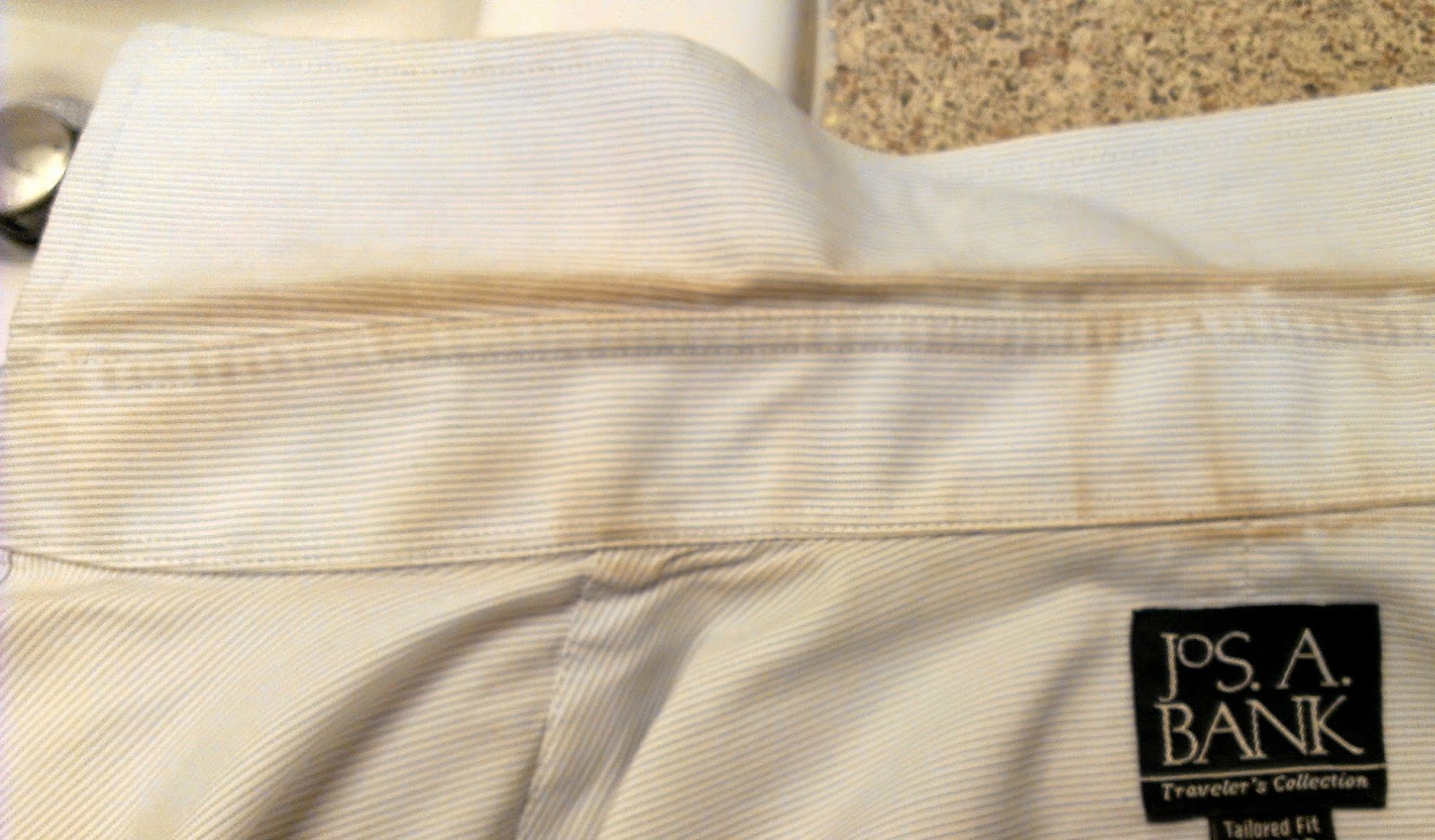 Sunshine and a Summer Breeze Tested How to clean a shirt collar