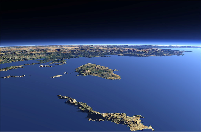 Karpathos... View of the Earth
