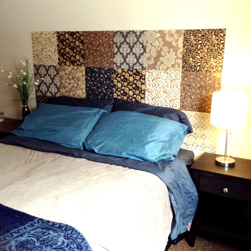 M4rilynJ0y DIY Wall Mounted Headboard