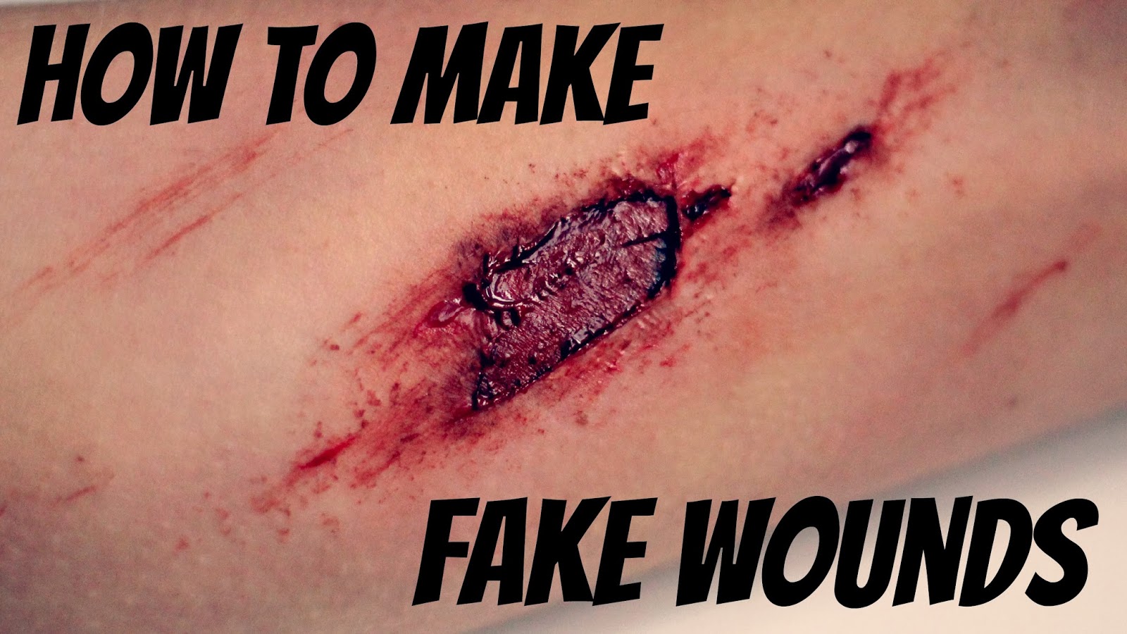 TUTORIAL FAKE WOUNDS LaurieRobyn TUTORIAL FAKE WOUNDS