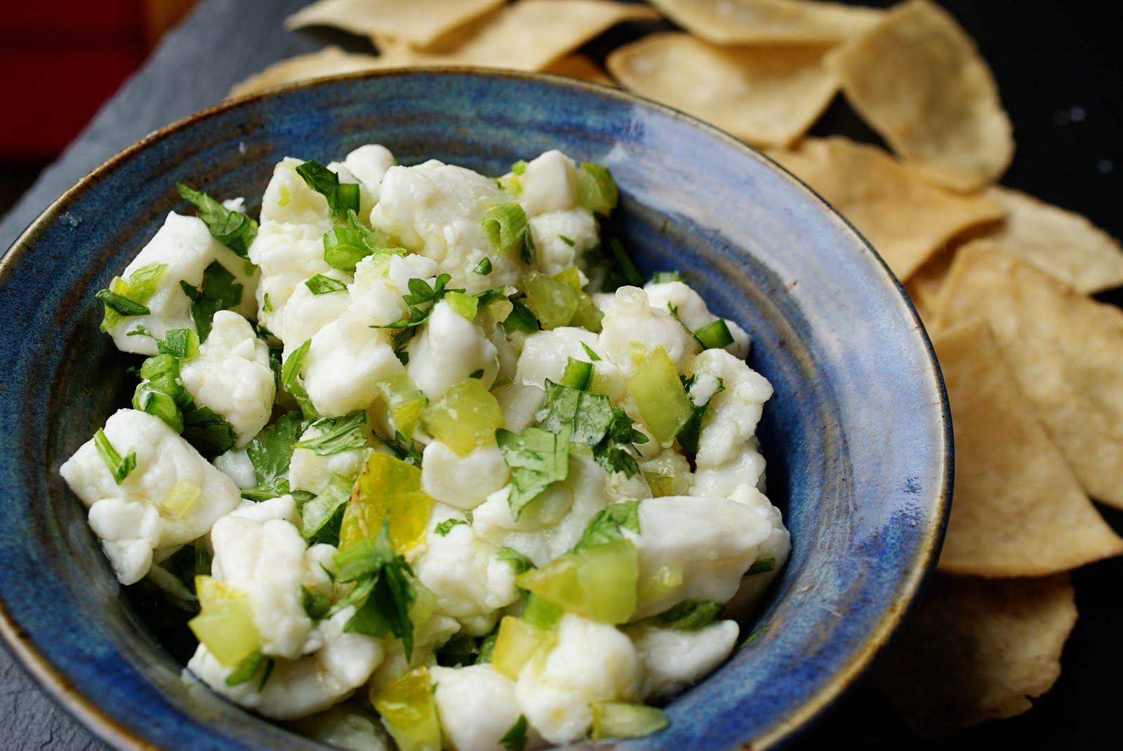 Green & White Halibut Ceviche