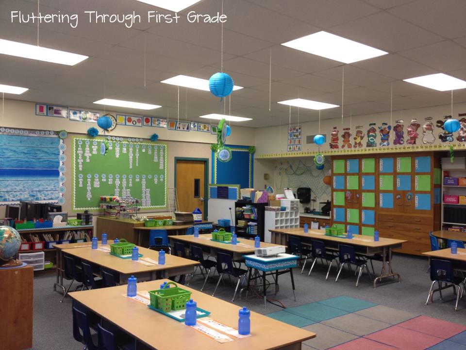 First Day Jitters & Classroom Quick View Fluttering Through First Grade