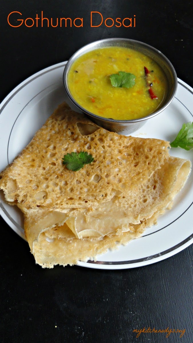 Wheat Dosa(Step By Step Pics)
