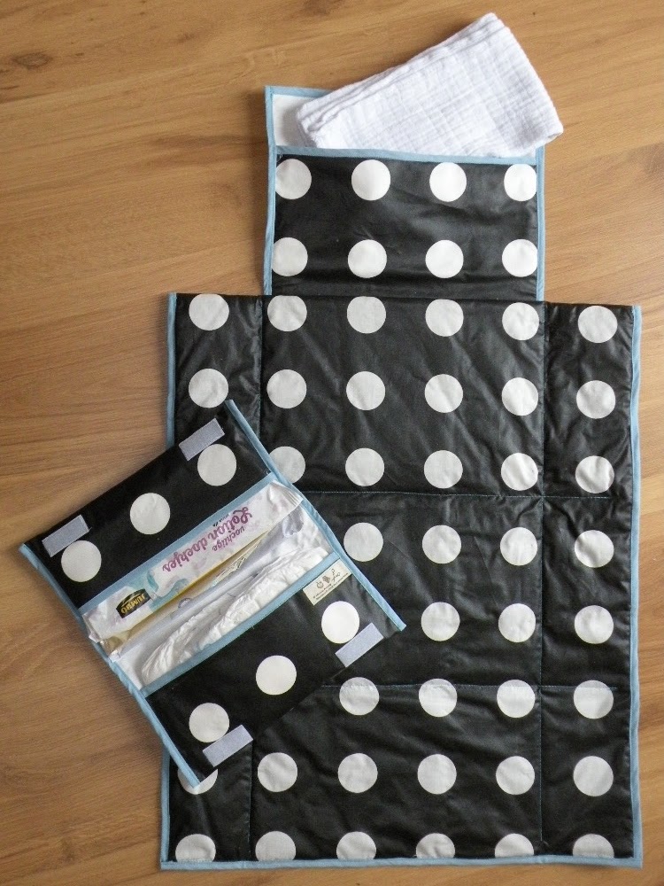 Just Skirts and Dresses diy diaper changing mat & diaper kit