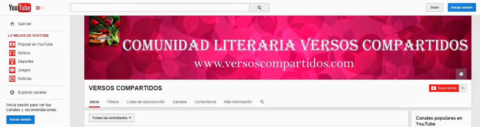 Nuestro Canal de You Tube