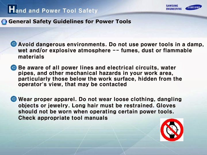 HSE Professionals Hand and Power Tool Safety