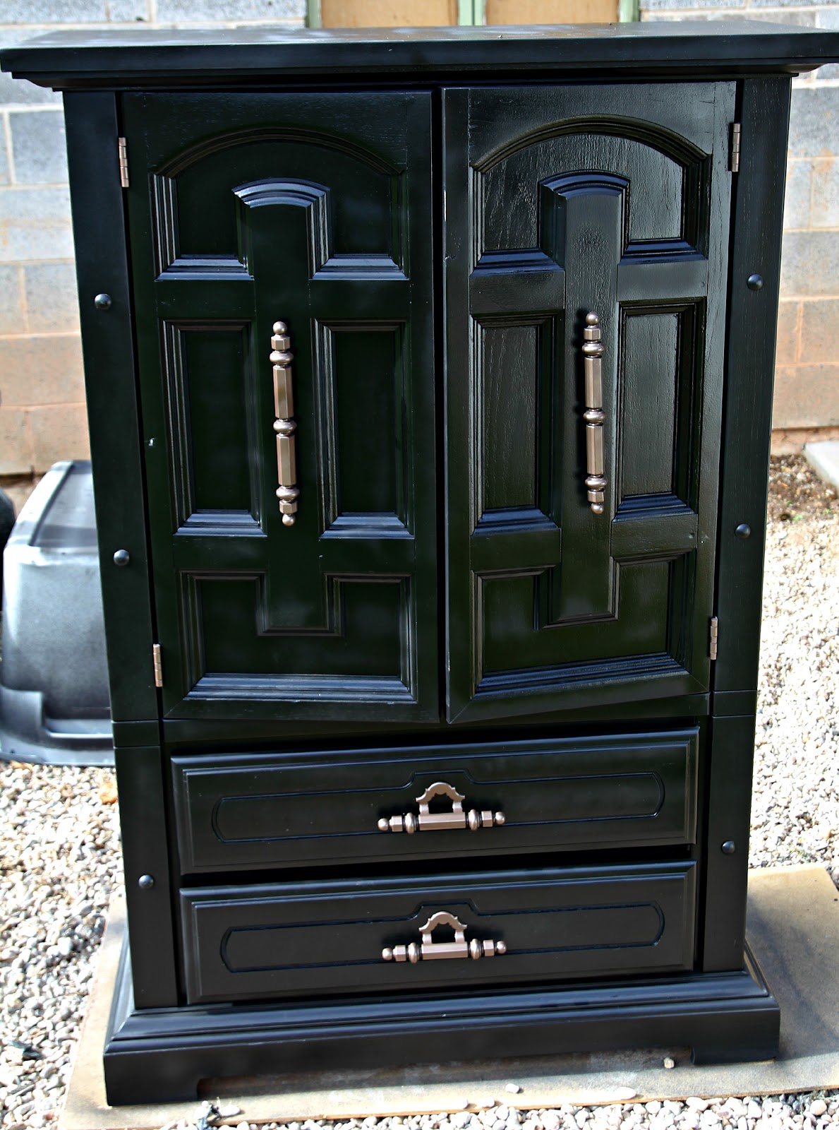 Drab to Fab Chest Of Drawers Armoire Redo