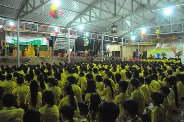 chùa hoa khai,khóa tu mùa hè,đăk nông,thắp nến,tri ân