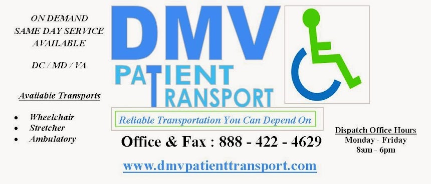 Medical Transportation MD Non Emergency Patient Maryland Wheelchair Ambulatory Stretcher Virginia 