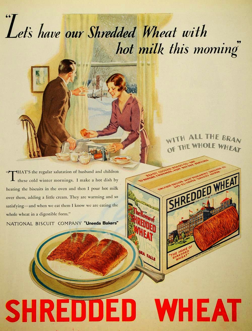 Vintage Recipe Blog 1931 Shredded Wheat Ad