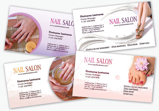 4 More Salon Business Cards Photoshop Templates 4 More Salon Business Cards Photoshop Templates