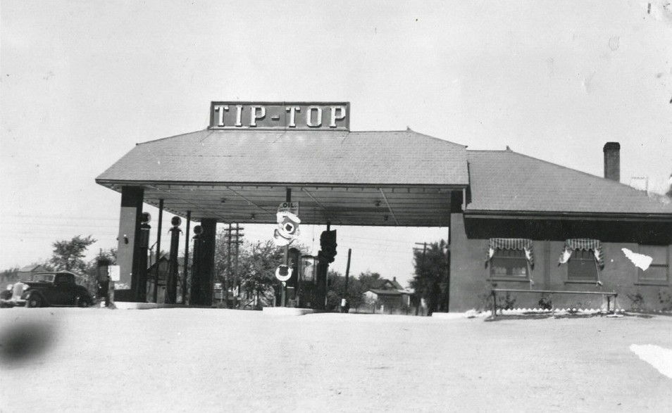 Johnson County and Western Missouri History "TipTop Filling Station