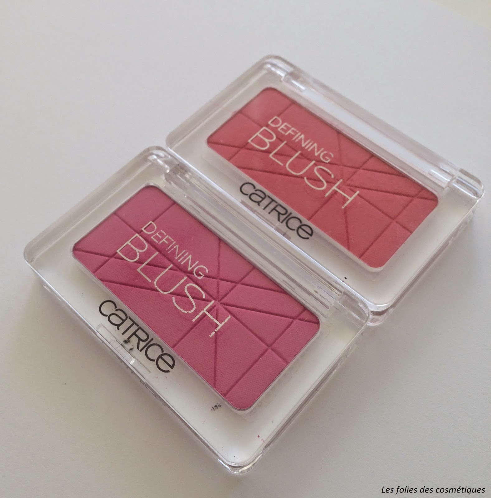 Les folies des cosmétiques Review e swatches Defining Blush Catrice
