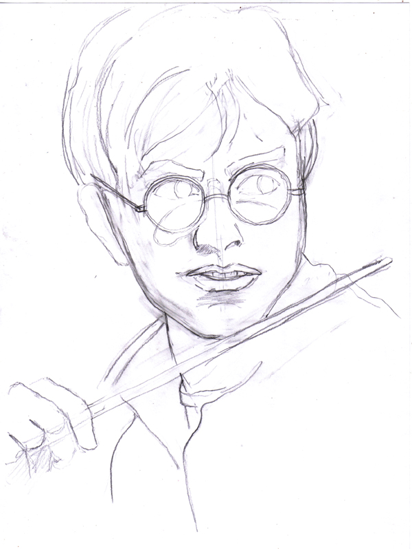 Harry potter desenho realista