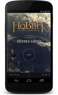 Abbild vom Hobbit auf dem Smartphone.