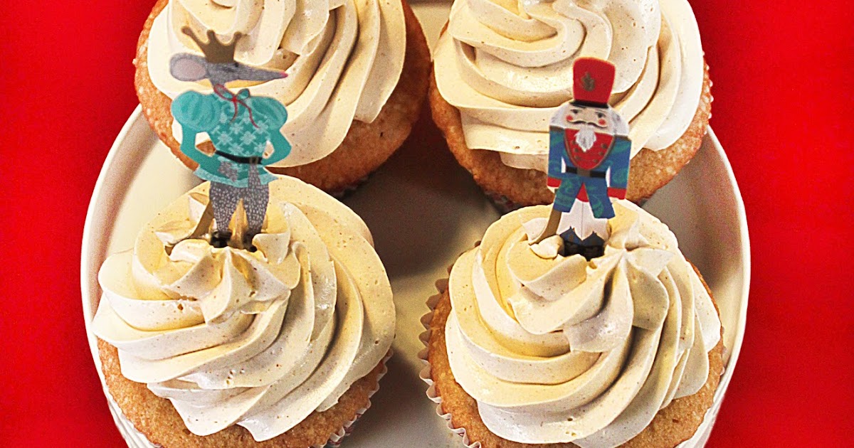 Ingredients of a 20something Christmas Nutcracker cupcakes