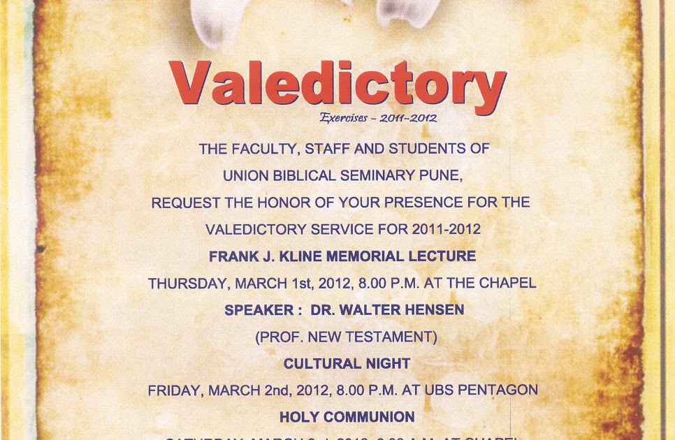 the LDnP blog Valedictory Service