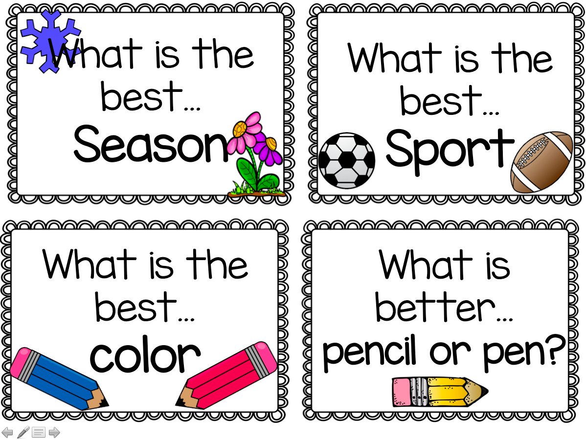 Opinion essay ideas for kids picture