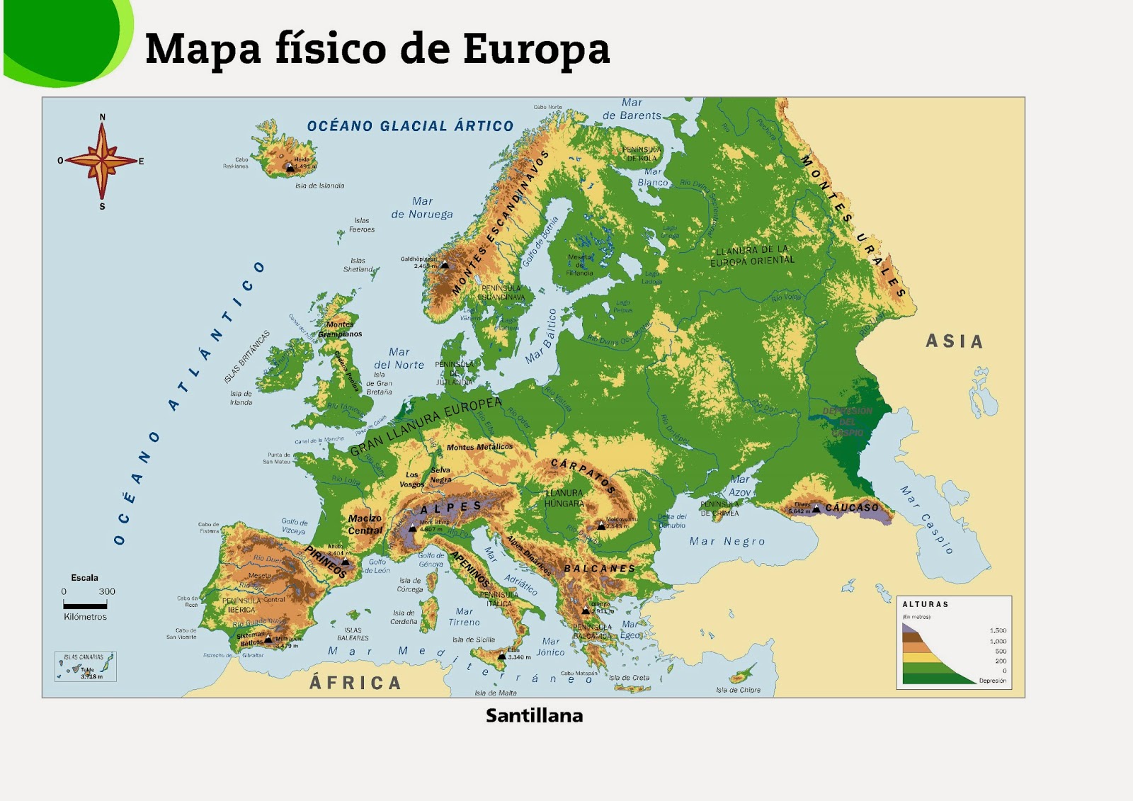 ASL - Diversificación: MAPA DE EUROPA