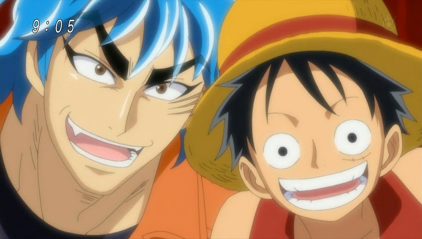 Anime Heres Toriko X One Piece Collaboration Special Anime Review