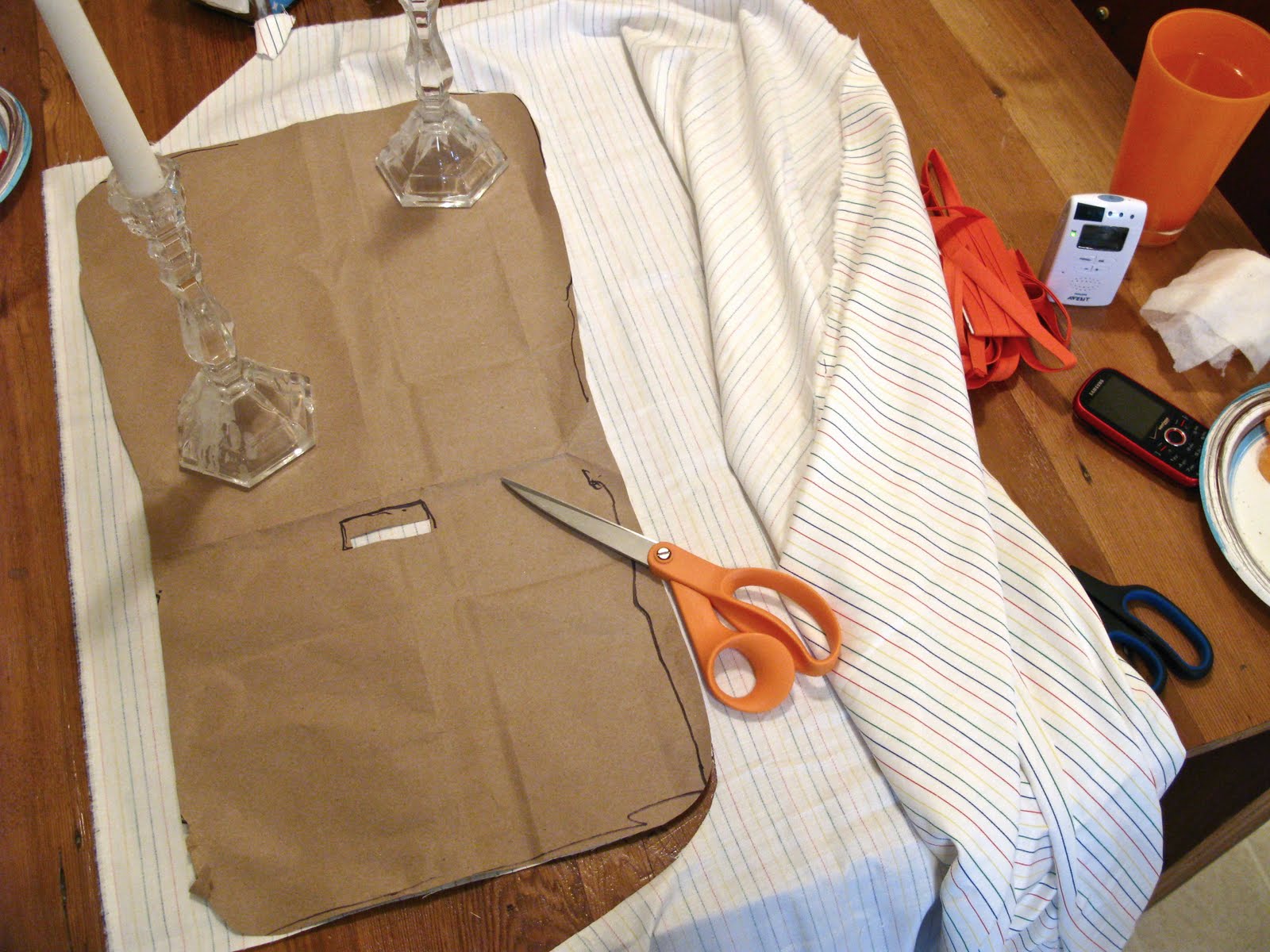 corrieberry pie High Chair Seat Cover DIY