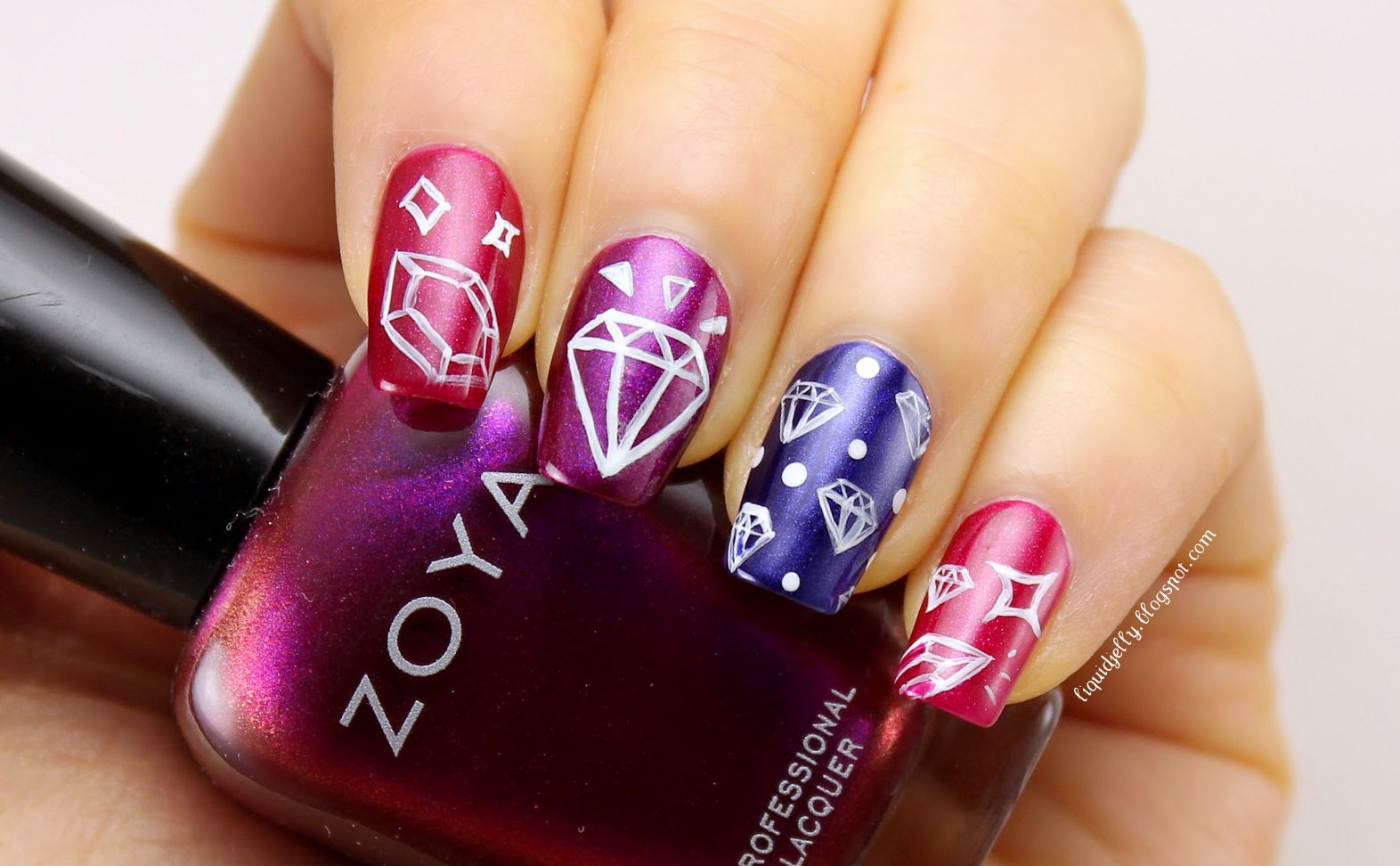 Liquid Jelly [NailArtAGoGo] Day 2 Jewel Tones