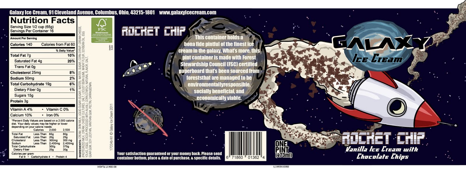 Ice Cream Label