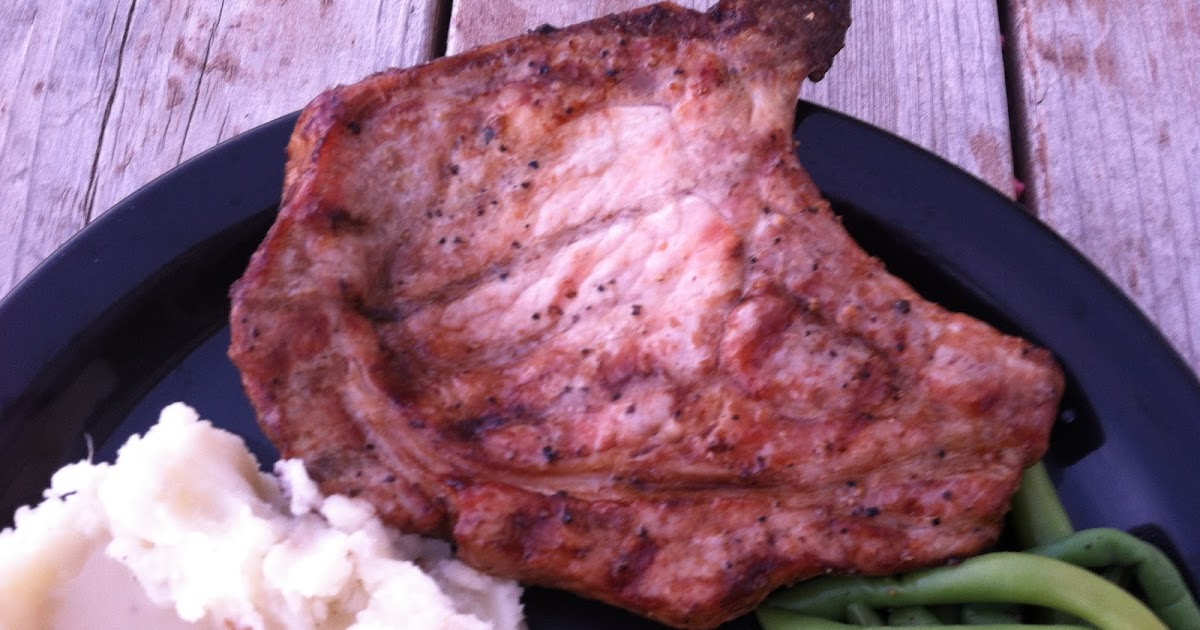 menu managed Tender Grilled Pork Chops
