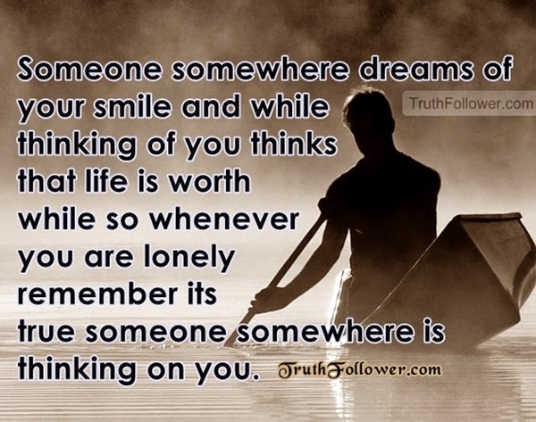 Someone thinking about you