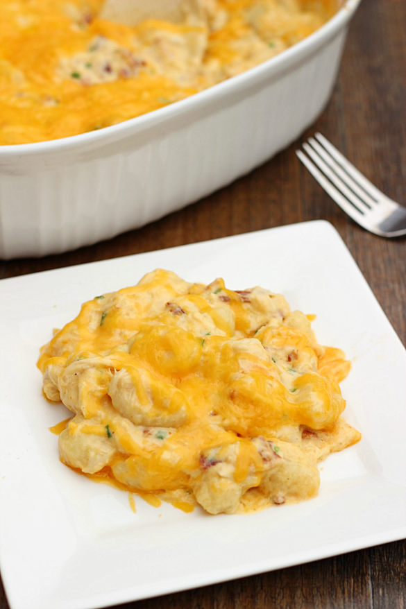 Chicken Bacon Ranch Gnocchi Bake Whats Cooking Love?