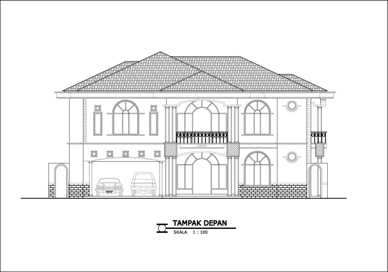 LUAS LANTAI 508 M2 | Panduan Rencana desain tata ruang rumah idaman