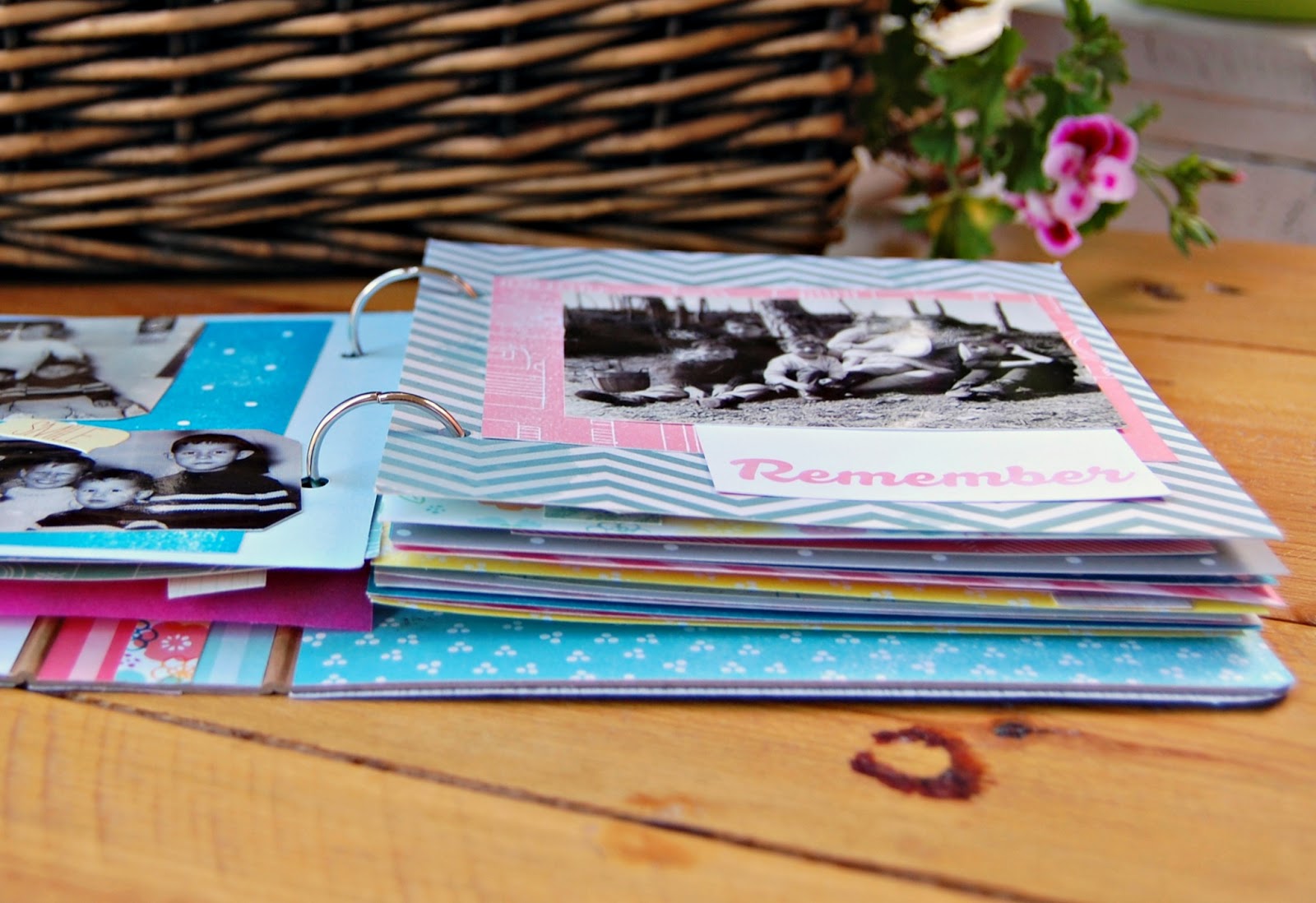 Inspiracion de hoy Scrapbooking álbum para mama (2ª parte)