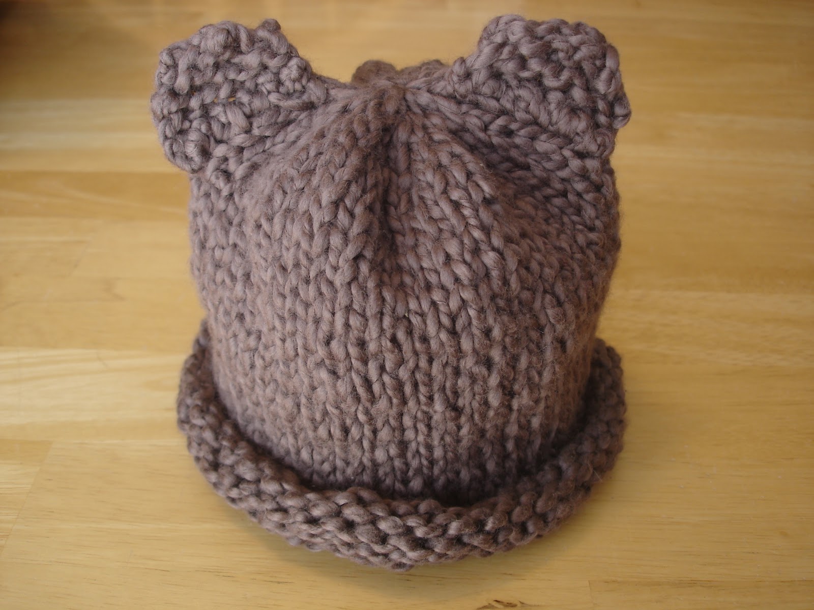 Fiber Flux Free Knitting Pattern! Bear Hat for the Rest of Us