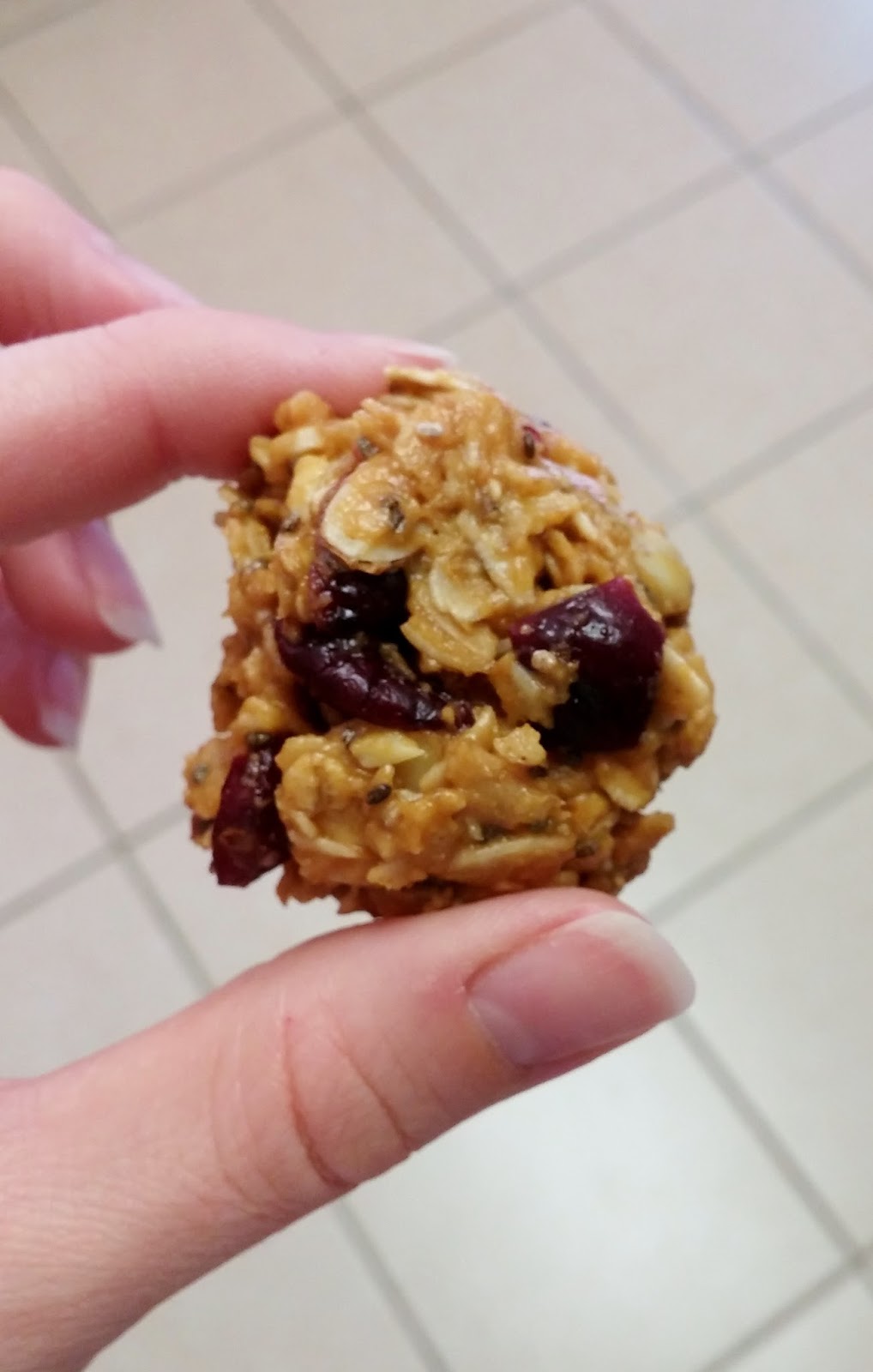 Making & Baking by Brittani Cranberry Oat Energy Balls