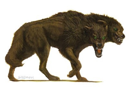 Lobos, perros, zorros y otros cánidos míticos, fabulosos y legendarios Ortro+01