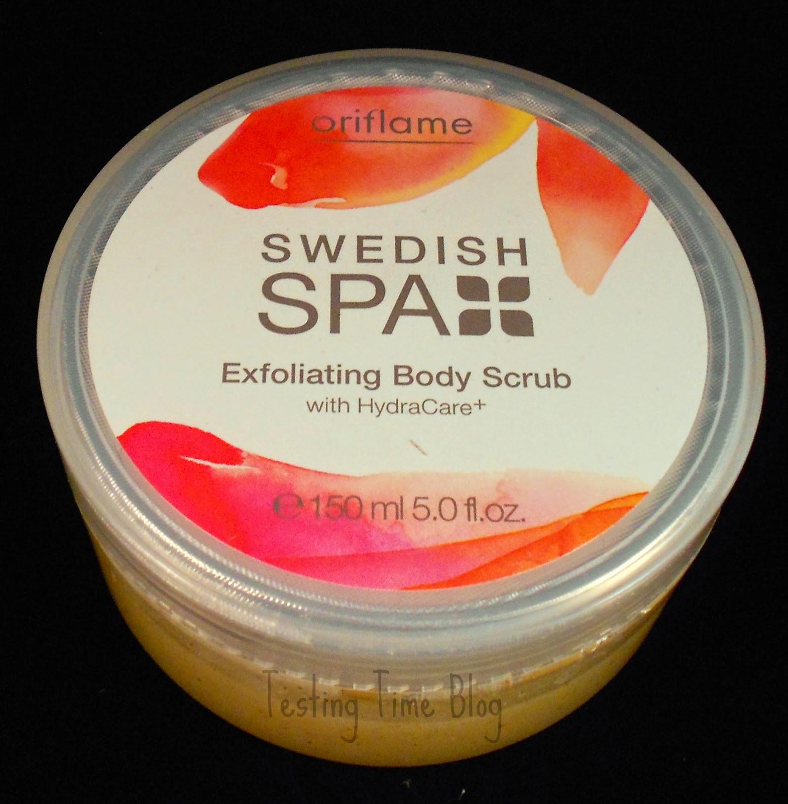 Oriflame Swedish Spa Exfoliating Body Scrub Testing Time Blog