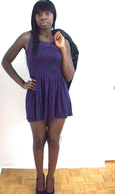 urban outfitters, dress, top, purple top, peplum top, black girl, urban wear, stylists, bloggers, zara, jacket 