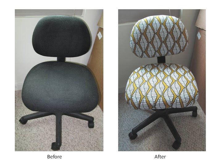 California Dreamin Office Chair Reupholstery