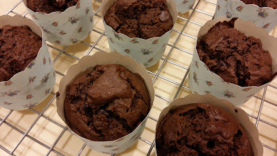 Stir And Bake Chocolate Muffins  手拌式巧克力马芬