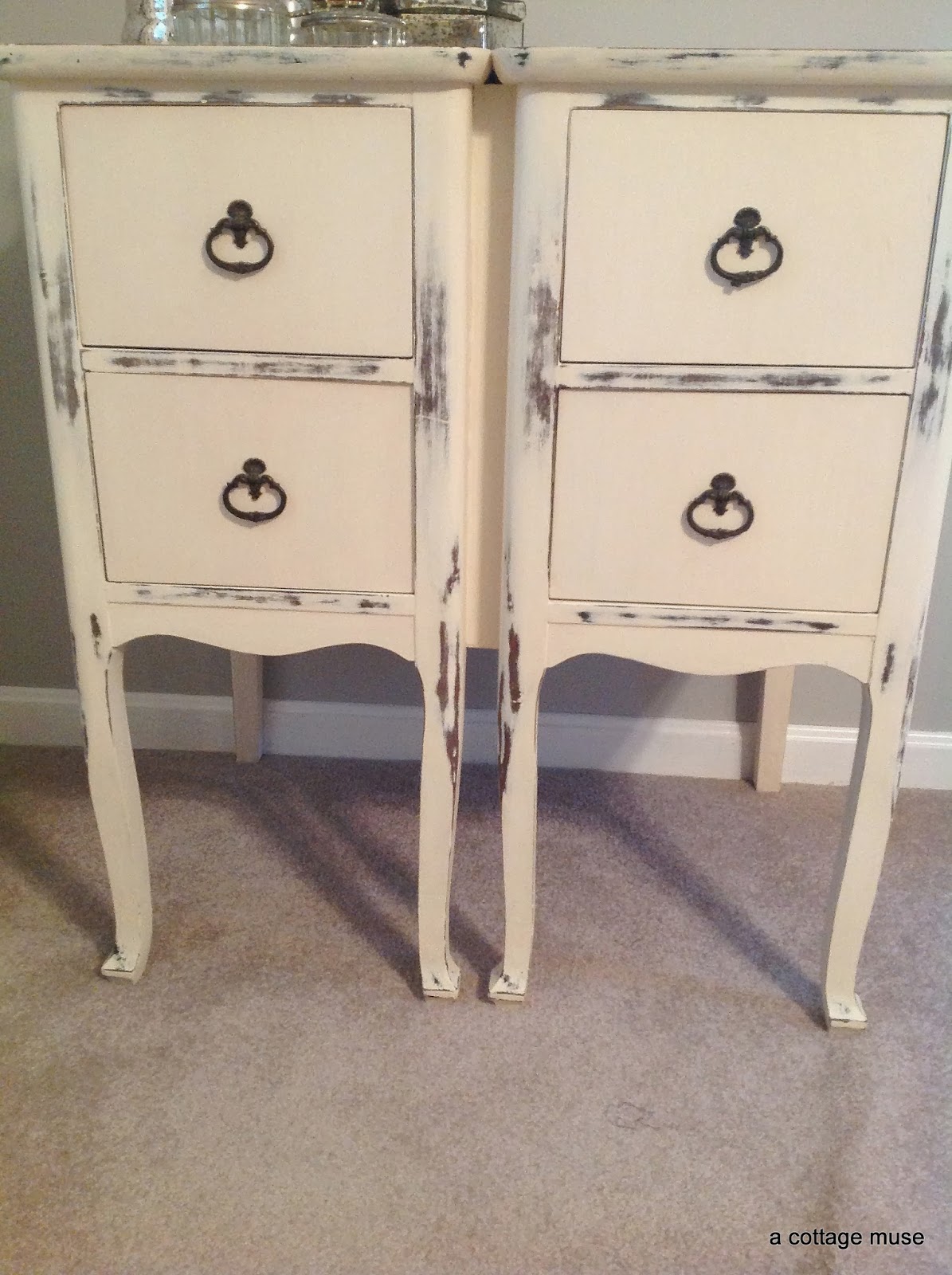 A Cottage Muse vintage nightstand...