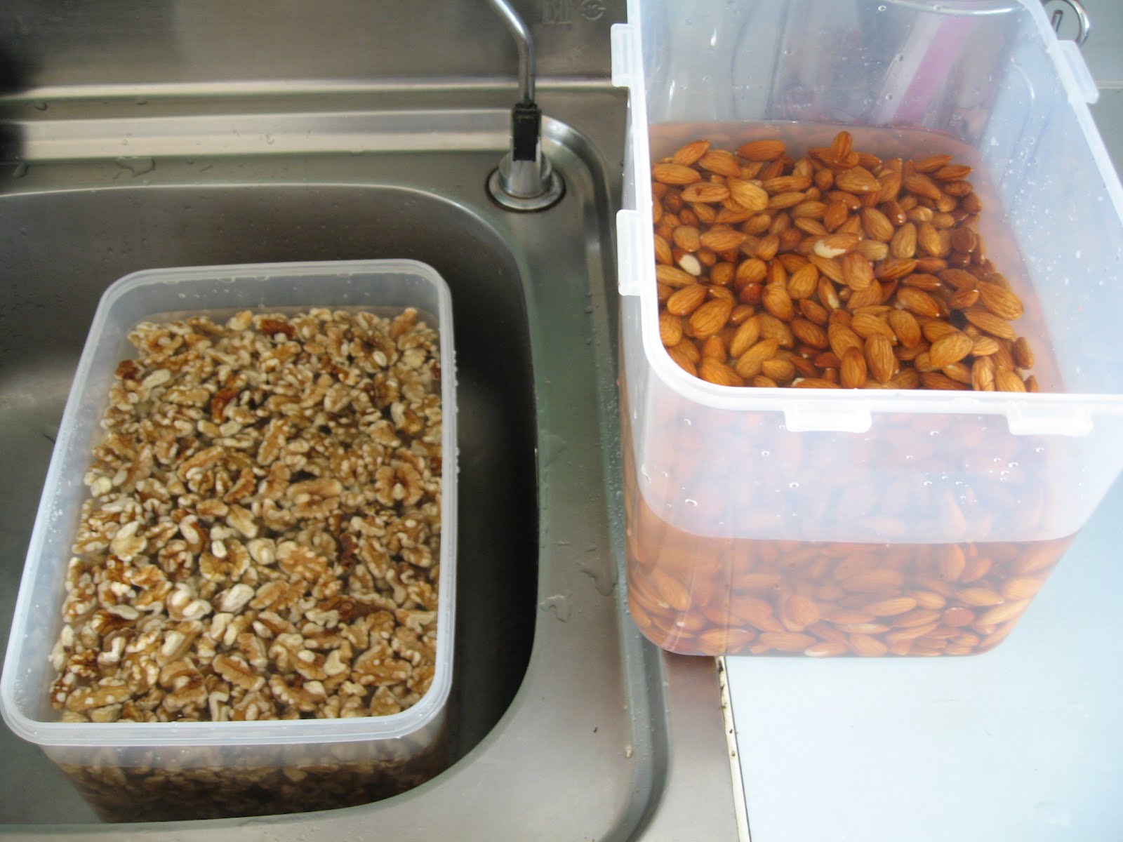 Systemic Candida Soaking and Washing Nuts